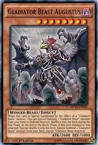 Gladiator Beast Augustus [2015 Mega-Tins Mega Pack] [MP15-EN020] | Amazing Games TCG