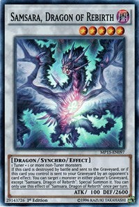 Samsara, Dragon of Rebirth [2015 Mega-Tins Mega Pack] [MP15-EN097] | Amazing Games TCG