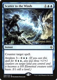 Scatter to the Winds [Battle for Zendikar Promos] | Amazing Games TCG