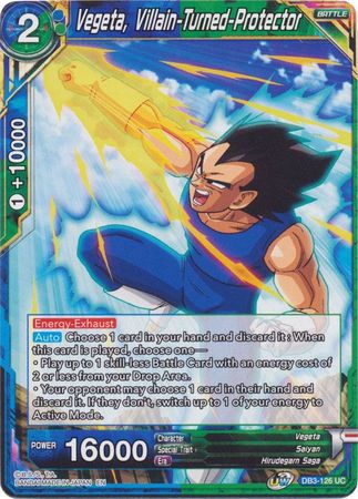 Vegeta, Villain-Turned-Protector (DB3-126) [Giant Force] | Amazing Games TCG