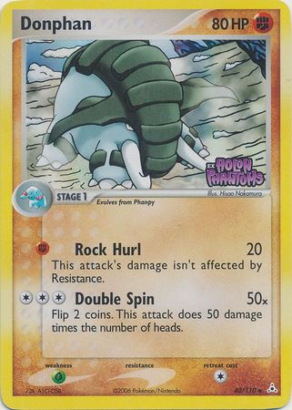 Donphan (40/110) (Stamped) [EX: Holon Phantoms] | Amazing Games TCG