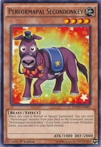 Performapal Secondonkey [Dimension of Chaos] [DOCS-EN001] | Amazing Games TCG