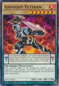 Igknight Veteran [Dimension of Chaos] [DOCS-EN031] | Amazing Games TCG