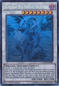 Scarlight Red Dragon Archfiend (Ghost) [Dimension of Chaos] [DOCS-EN046] | Amazing Games TCG