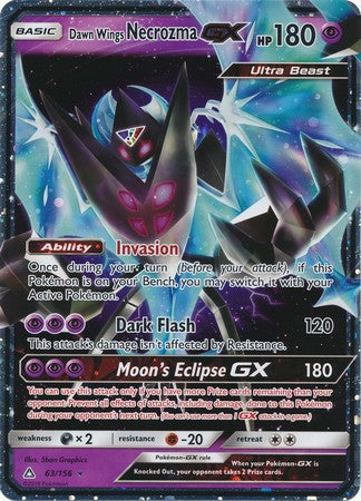 Dawn Wings Necrozma GX (63/156) (Jumbo Card) [Sun & Moon: Ultra Prism] | Amazing Games TCG