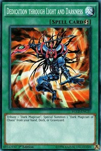 Dedication through Light and Darkness (C) [King of Games: Yugi's Legendary Decks] [YGLD-ENC31] | Amazing Games TCG