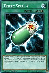 Tricky Spell 4 (C) [King of Games: Yugi's Legendary Decks] [YGLD-ENC33] | Amazing Games TCG