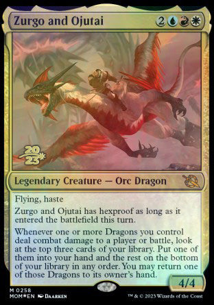 Zurgo and Ojutai [March of the Machine Prerelease Promos] | Amazing Games TCG