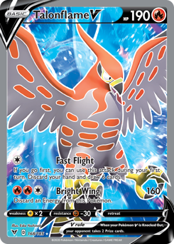 Talonflame V (168/185) [Sword & Shield: Vivid Voltage] | Amazing Games TCG