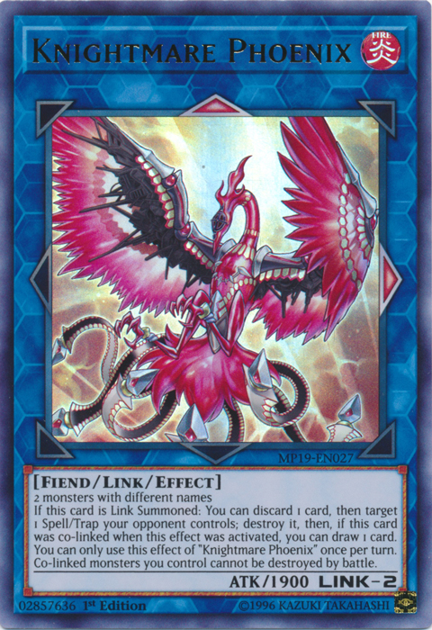 Knightmare Phoenix [MP19-EN027] Ultra Rare | Amazing Games TCG