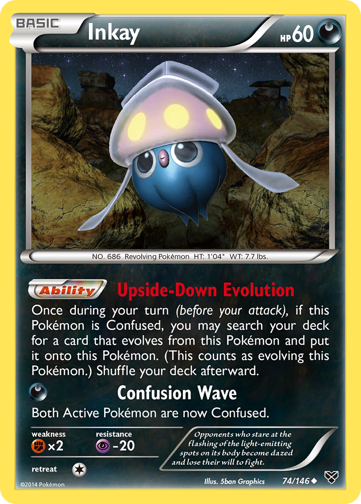 Inkay (74/146) [XY: Base Set] | Amazing Games TCG