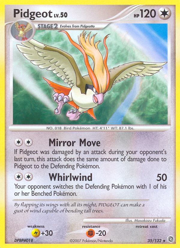 Pidgeot (35/132) [Diamond & Pearl: Secret Wonders] | Amazing Games TCG