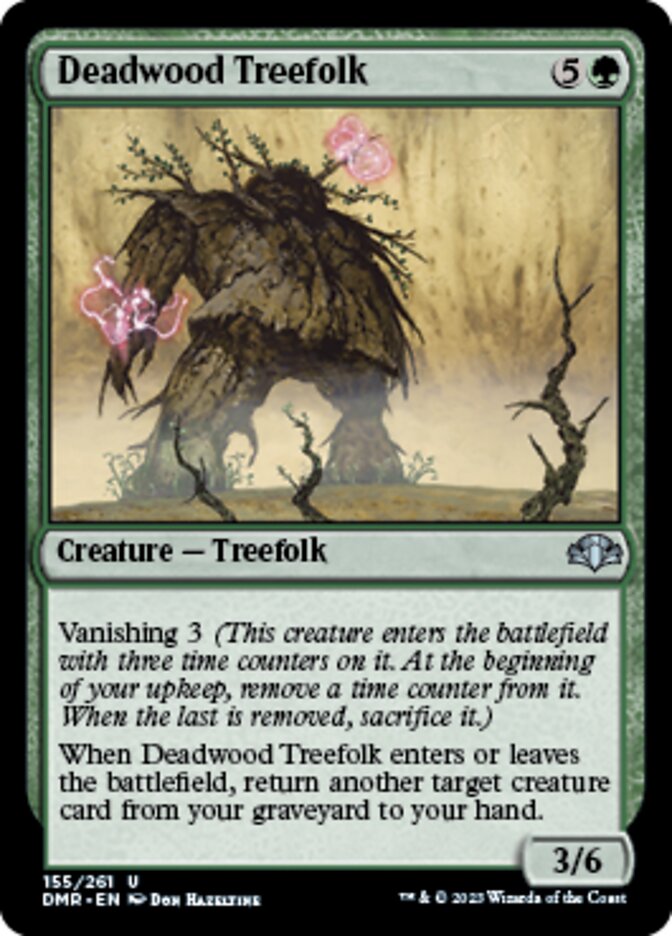 Deadwood Treefolk [Dominaria Remastered] | Amazing Games TCG