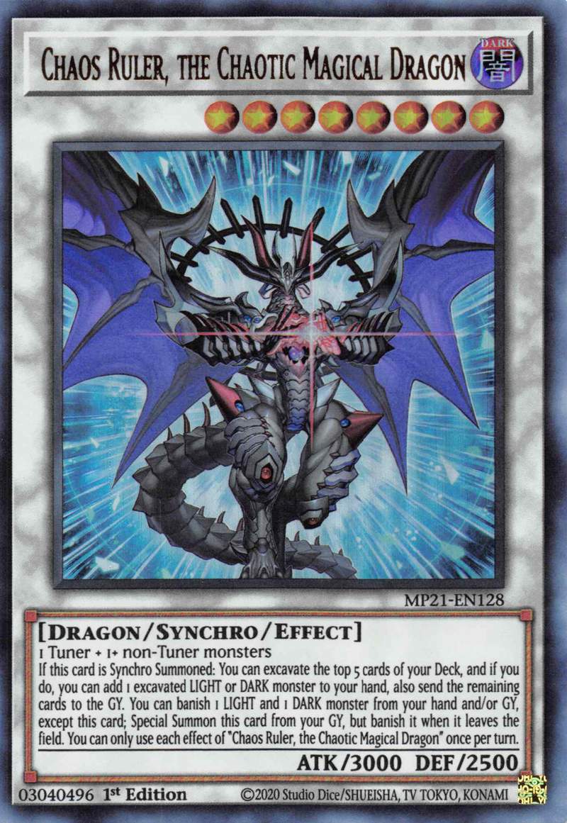 Chaos Ruler, the Chaotic Magical Dragon [MP21-EN128] Ultra Rare | Amazing Games TCG