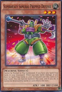 Superheavy Samurai Prepped Defense [Breakers of Shadow] [BOSH-EN009] | Amazing Games TCG