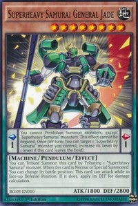 Superheavy Samurai General Jade [Breakers of Shadow] [BOSH-EN010] | Amazing Games TCG