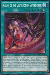 Karma of the Destruction Swordsman [Breakers of Shadow] [BOSH-EN060] | Amazing Games TCG