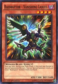 Raidraptor - Vanishing Lanius [Wing Raiders] [WIRA-EN016] | Amazing Games TCG