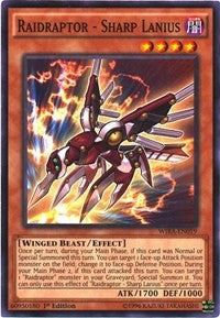 Raidraptor - Sharp Lanius [Wing Raiders] [WIRA-EN019] | Amazing Games TCG