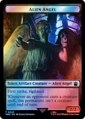 Alien Angel // Alien Insect Double-Sided Token (Surge Foil) [Doctor Who Tokens] | Amazing Games TCG