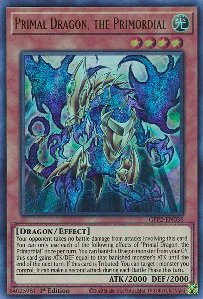 Primal Dragon, the Primordial [GFP2-EN036] Ultra Rare | Amazing Games TCG