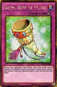 Grand Horn of Heaven [Premium Gold: Infinite Gold] [PGL3-EN040] | Amazing Games TCG