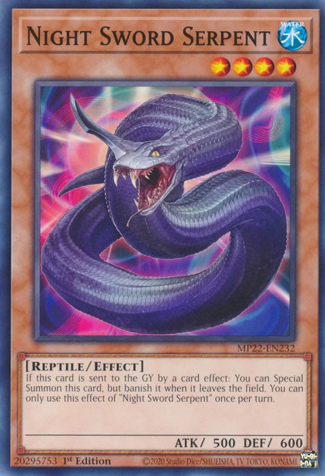 Night Sword Serpent [MP22-EN232] Common | Amazing Games TCG