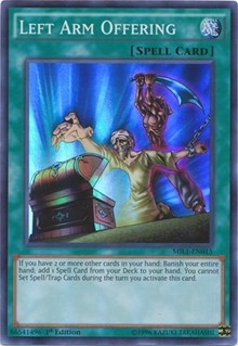 Left Arm Offering [Millennium Pack] [MIL1-EN015] | Amazing Games TCG