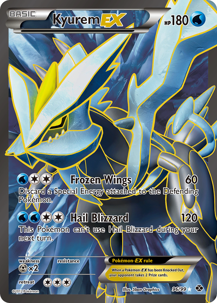 Kyurem EX (96/99) [Black & White: Next Destinies] | Amazing Games TCG