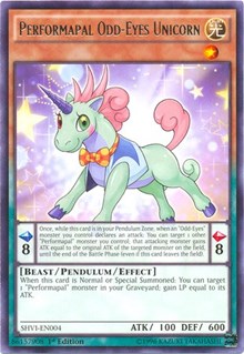 Performapal Odd-Eyes Unicorn [Shining Victories] [SHVI-EN004] | Amazing Games TCG