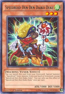 Speedroid Den-Den Daiko Duke [Shining Victories] [SHVI-EN006] | Amazing Games TCG