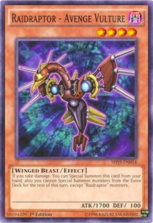 Raidraptor - Avenge Vulture [Shining Victories] [SHVI-EN014] | Amazing Games TCG