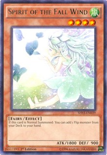 Spirit of the Fall Wind [Shining Victories] [SHVI-EN039] | Amazing Games TCG