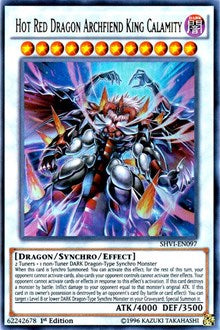 Hot Red Dragon Archfiend King Calamity [Shining Victories] [SHVI-EN097] | Amazing Games TCG