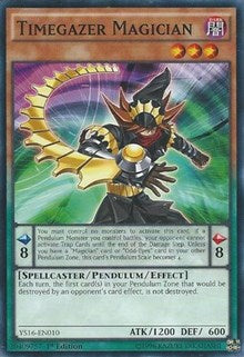 Timegazer Magician [Starter Deck: Yuya] [YS16-EN010] | Amazing Games TCG