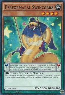 Performapal Swincobra [Starter Deck: Yuya] [YS16-EN003] | Amazing Games TCG