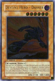 Destiny HERO - Dasher (UTR) [Power of the Duelist] [POTD-EN017] | Amazing Games TCG