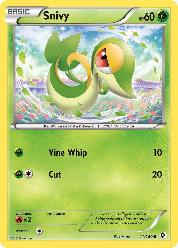 Snivy (11/149) [Black & White: Boundaries Crossed] | Amazing Games TCG