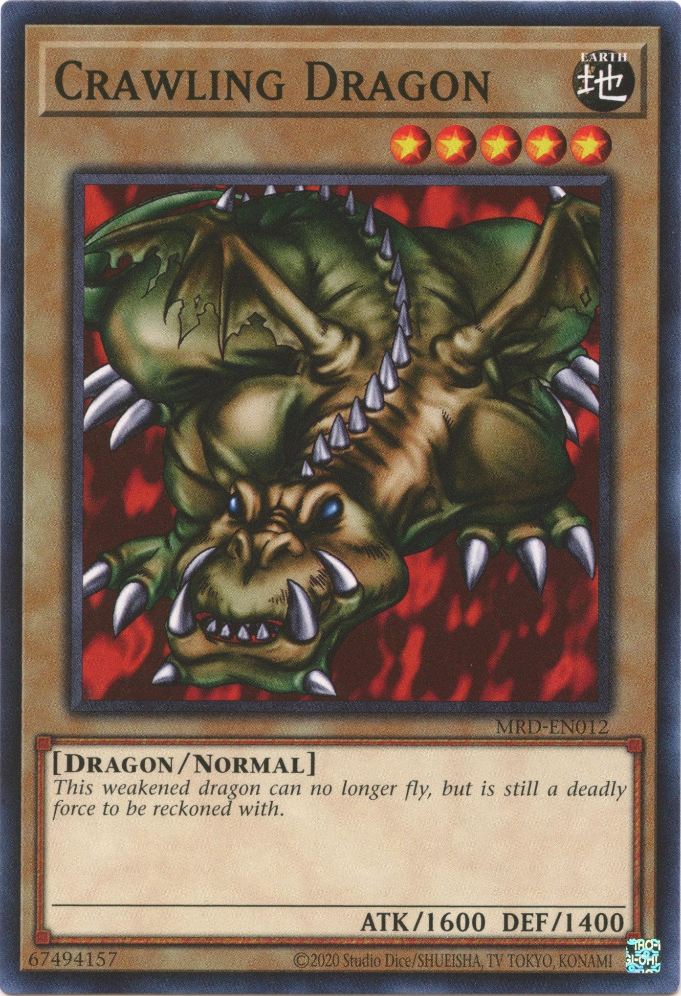 Crawling Dragon (25th Anniversary) [MRD-EN012] Common | Amazing Games TCG