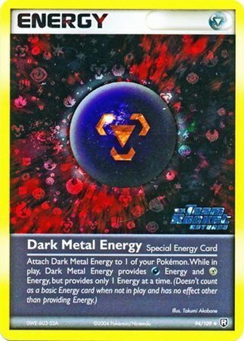 Dark Metal Energy (94/109) (Stamped) [EX: Team Rocket Returns] | Amazing Games TCG