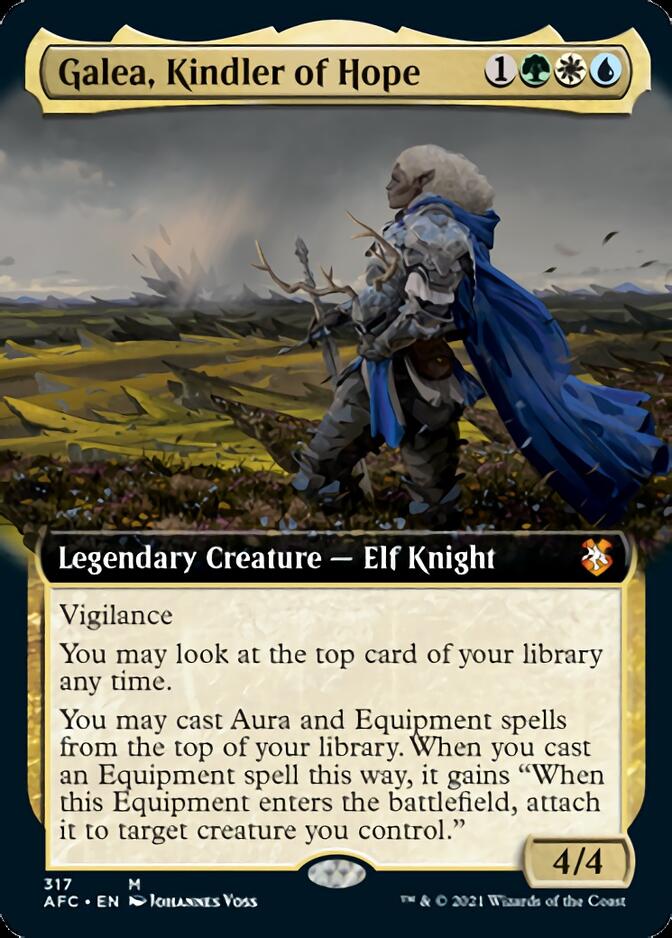 Galea, Kindler of Hope (Extended) [Dungeons & Dragons: Adventures in the Forgotten Realms Commander] | Amazing Games TCG