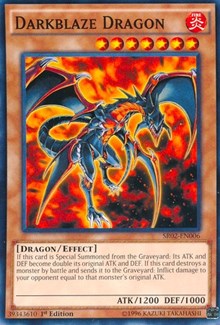 Darkblaze Dragon [Structure Deck: Rise of the True Dragons] [SR02-EN006] | Amazing Games TCG