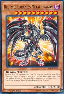 Red-Eyes Darkness Metal Dragon [Structure Deck: Rise of the True Dragons] [SR02-EN009] | Amazing Games TCG