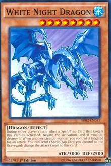 White Night Dragon [Structure Deck: Rise of the True Dragons] [SR02-EN011] | Amazing Games TCG