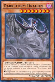 Darkstorm Dragon [Structure Deck: Rise of the True Dragons] [SR02-EN012] | Amazing Games TCG