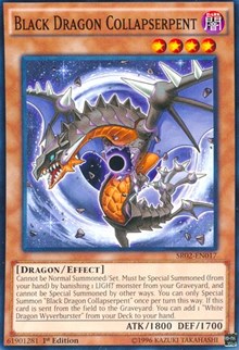 Black Dragon Collapserpent [Structure Deck: Rise of the True Dragons] [SR02-EN017] | Amazing Games TCG