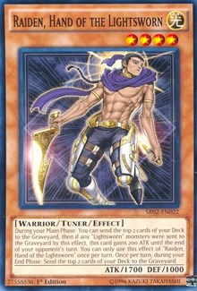 Raiden, Hand of the Lightsworn [Structure Deck: Rise of the True Dragons] [SR02-EN022] | Amazing Games TCG