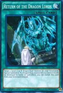 Return of the Dragon Lords [Structure Deck: Rise of the True Dragons] [SR02-EN025] | Amazing Games TCG