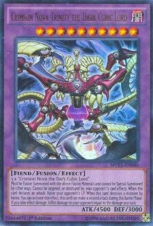 Crimson Nova Trinity the Dark Cubic Lord [The Dark Side of Dimensions Movie Pack] [MVP1-EN040] | Amazing Games TCG