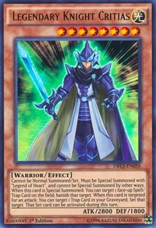 Legendary Knight Critias [Dragons of Legend: Unleashed] [DRL3-EN056] | Amazing Games TCG